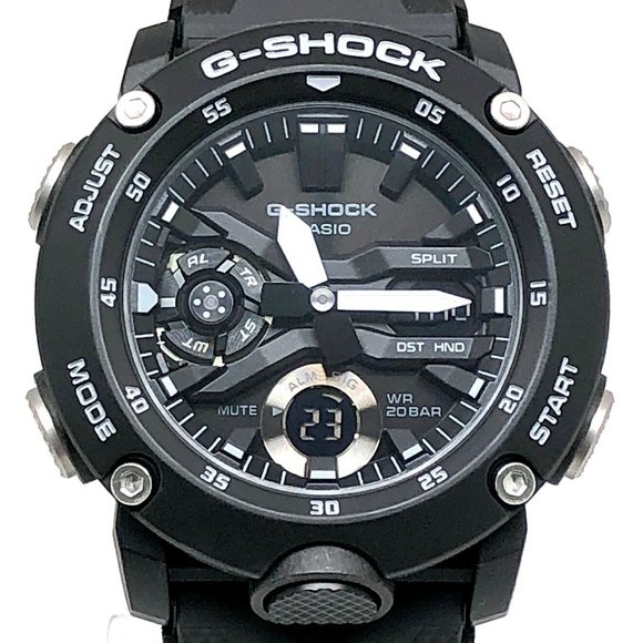 G-SHOCK CASIO GA-2000S-1A Watch with Carbon Core Guard Structure Double LED ...